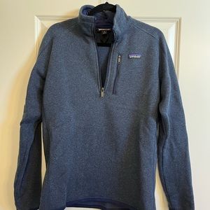 Blue Patagonia Quarter Zip